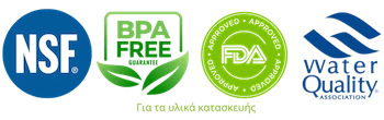 πιστοποιημένα φίλτρα νερού nsf